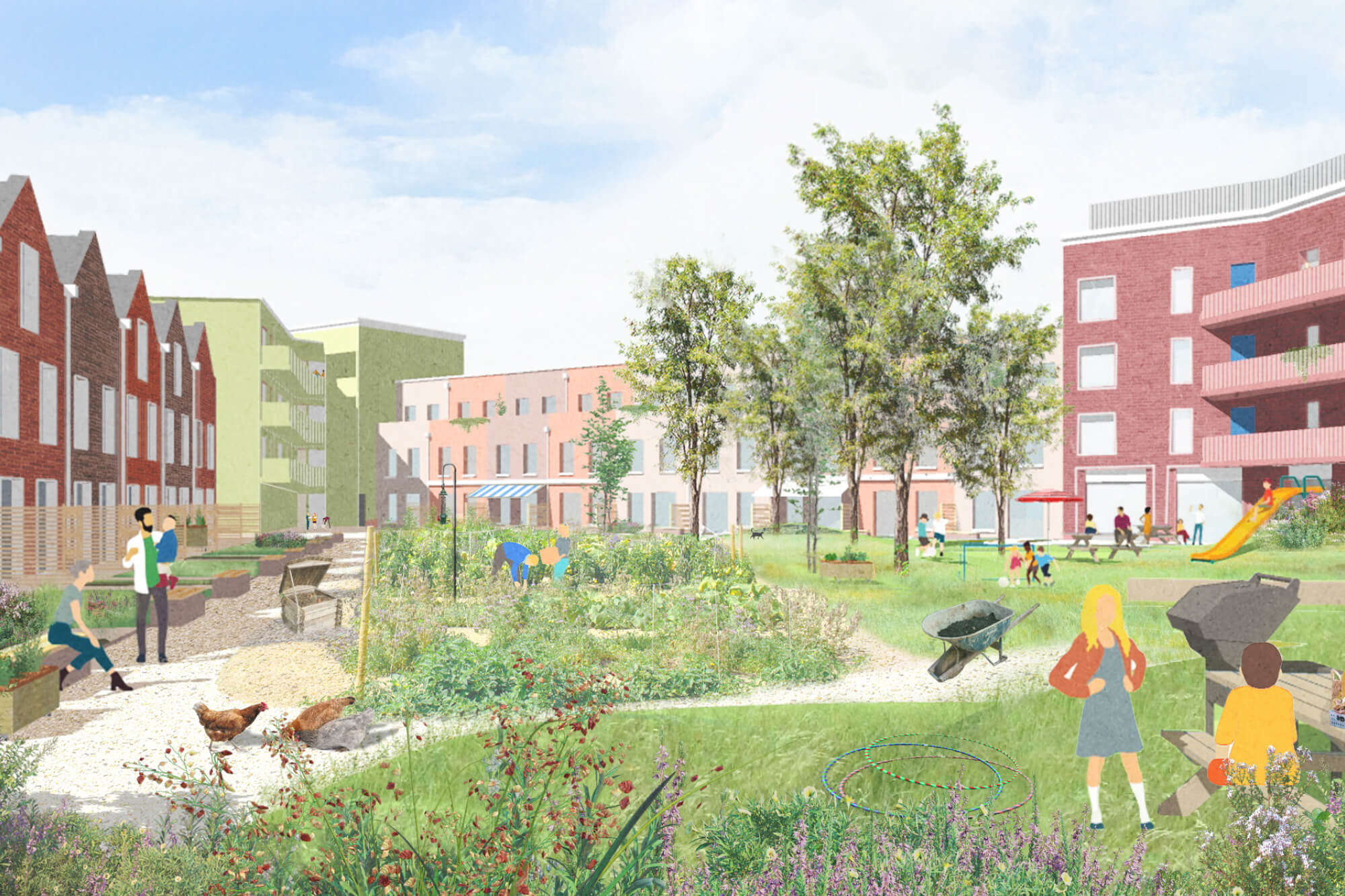 Northstowe Cohousing CGI